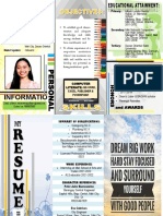 Sample Brochure Resume