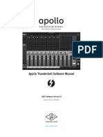 Apollo Software Manual - Thunderbolt