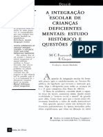 A   INTEGRAÇÃO   ESCOLAR  DE  CRIANÇAS DEFICIENTES MENTAIS   ESTUDO   HISTÓRICO  E  QUESTÕES   ATUAIS.pdf