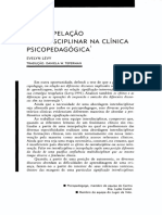 A Interpelação Interdisciplinar Na Clínica Psicopedagógica PDF