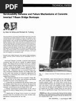 Serviceability Behavior and Failure Mechanisms of Concrete Inverted T-Beam Bridge Bentcaps