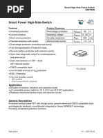 Datasheet BSP752R PDF