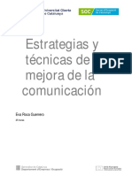 Estrategias y Técnicas de Mejora de La Comunicación PDF