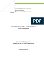 Mantenimiento mecánico para una unidad de hemodiálisis