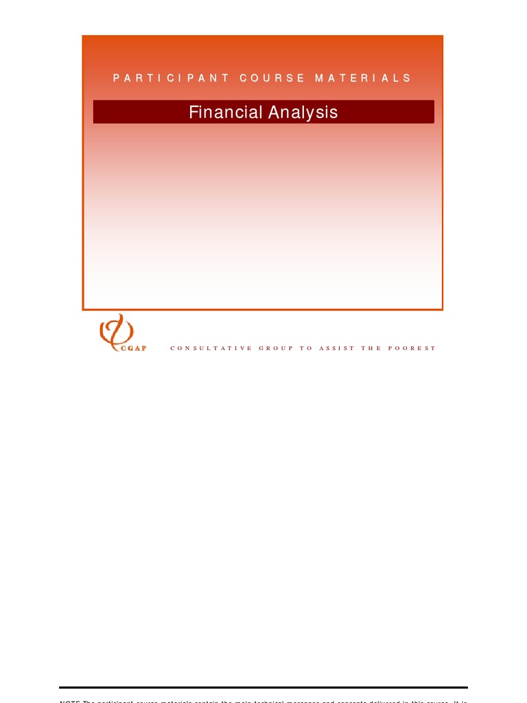 Financial Analysis | PDF
