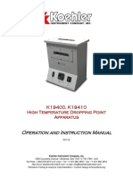 K194XX Dropping Point Apparatus Manual