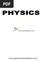 PHYSICS NOTES FOR Forest Guard - WWW - Governmentexams.co - in PDF