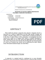 Chanical Behaviour of Natural Fibers Reinforced Polymer Composite Materials