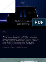 Zoox Vehicle Brochure