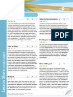 Lesson Share Online Restaurant Review Worksheet PDF