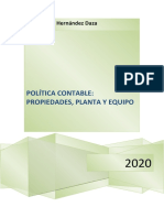 Propiedades, Planta y Equipo