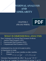 Dimensional Analysis AND Similarity: Chapter-5. (Frank White)