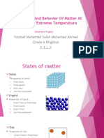 The Properties and Behavior of Matter at Conditions