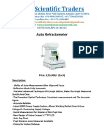 M. G. Scientific Traders: Auto Refractometer