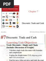 Discounts: Trade and Cash