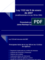 Colombia: Ley 1122 de 2007