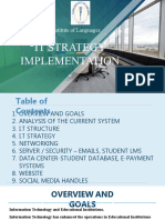 It Strategy Implementation - : Ghana Institute of Languages