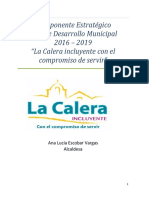 Plan Desarrollo LaCalera - 2016