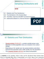Notes06 Statistics and Sampling Distribution