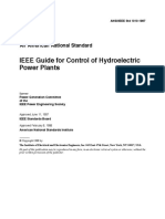 ANSI-IEEE 1010-1987 - Guide for Control of Hydro Power Plant
