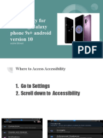 Accessibility For Samsung Galaxy Phone 9s