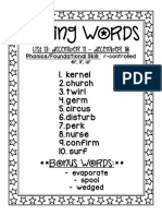 Spelling List 13