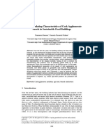 Thermal Insulating Characteristics of Cork Agglomerate Panels in Sustainable Food Buildings