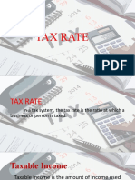 TAX RATE Powerpoint