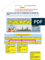 Medios de transporte históricos y energías