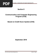 Section 5: CHS Bachelor Programs - Communication and Computer Engineering (CCE)