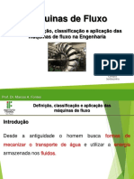 Aula 1 - Definição, classificação e aplicação das máquinas de fluxo na engenharia