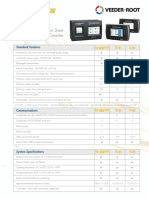 Veeder-Root Specification Sheet 8600 & 8601 Series Consoles: Standard Features