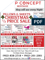 Christmas Price Sale:: Pillows & Sheets