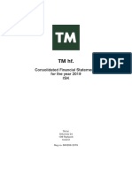 TM HF.: Consolidated Financial Statements For The Year 2019 ISK