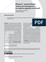 DINIZ, Sheyla C. - Materialismo Cultural, Estruturas de Sentimento e Pesquisas Sobre Música Popular No Brasil