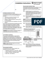 Onyx® F V Installation Instructions: Irst Ision