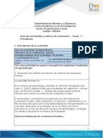 Guia de Actividades y Rúbrica de Evaluación - Tarea 1 - Presaberes PDF