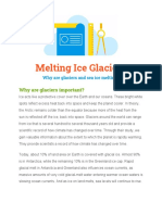 Melting Ice Glaciers