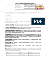 Procedimiento Reconocimeinto Contable de Demandas en Contra