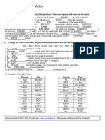 Past Tense Irregular Verbs: WWW - Grammar.cl