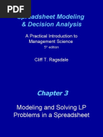 Spreadsheet Modeling & Decision Analysis: A Practical Introduction To Management Science