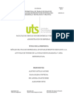 Actividad 1 - Planteamiento de La Problemática, Justificación y Objetivos-Título.