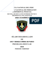 Uso y Manejo de Armas de Fuego Actualizado