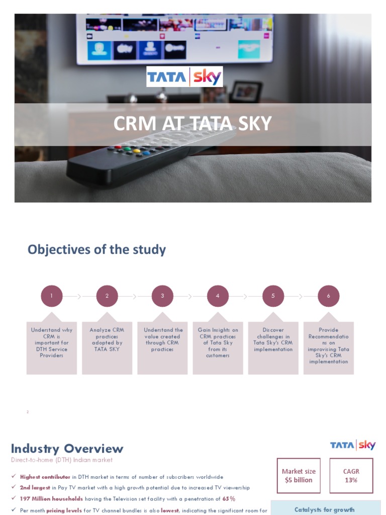 2 CRM AT TATA SKY - Group 2 | PDF | Customer Relationship Management ...