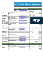 Directorio Defensoria Actualizado Septiembre 2016