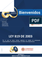 Presentación Ley 819 de 2003