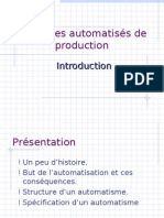 00. Introduction Aux Systèmes Automatisés De Production