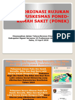 Koordinasi Rujukan Puskesmas Poned - Rumah Sakit (Ponek) 1