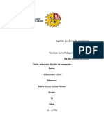 Selección de Rutas de Transporte