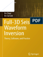 Full-3D Seismic Waveform Inversion Theory, Software and Practice by Po Chen, En-Jui Lee PDF